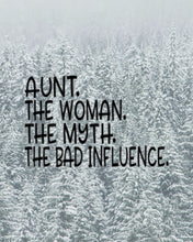 Load image into Gallery viewer, Aunt Decal, Car Sticker, Car Decal, Bumper Sticker, Computer Decal, Auntie Gift