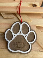 Load image into Gallery viewer, Paw Christmas Ornaments