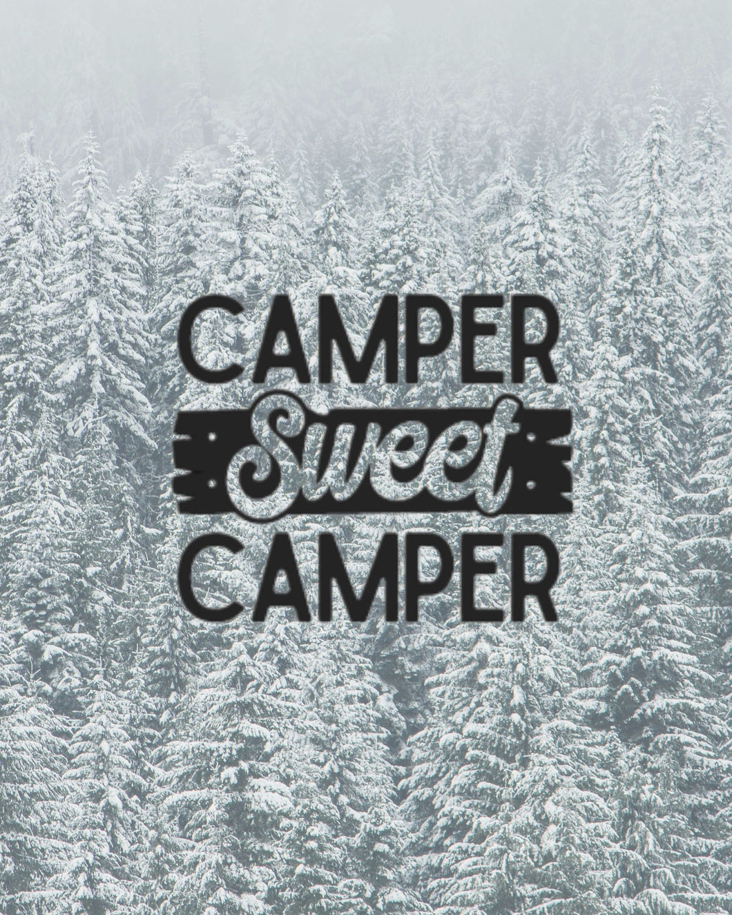 Camper Sweet Camper Decal, Car Sticker, Car Decal, Bumper Sticker, Computer Decal, Camper Decal, Trailer Decal